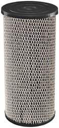 Dupont - 4" OD, 5µ, Spun-Wound Polypropylene & Universal Heavy Duty Carbon Wrap 2 Phase Cartridge Filter - 10" Long, Reduces Sediments, Tastes, Odors & Chlorine - All Tool & Supply