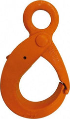 CM - Chain Grade 100, 8,800 Lbs. Load Limit Eye Latchlok Hook - 2.27 Inch Hook Throat, 6.65 Inch Reach, 1.36 Inch Eye Inside Diameter, 3/8 Inch Chain Diameter, 7.72 Inch Overall Length, 0.59 Inch Eye Thickness - All Tool & Supply