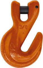 CM - 1/2 Inch Chain Diameter, Grade 100 Clevis Hook - 15,000 Lbs. Load Capacity, 0.65 Inch Inside Diameter, 0.63 Inch Pin Diameter, 0.65 Inch Hook Throat, 5.27 Inch Overall Length, 3.32 Inch Hook Width - All Tool & Supply