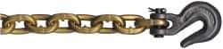 CM - 3/8" Welded Standard Link Chain - 6,600 Lb Capacity, Grade 70, 20' Long, Yellow Chromate Finish - All Tool & Supply