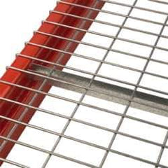 Nashville Wire - 46" Wide, 2" High, Open Shelving Standard Channel - Steel, Galvanized Finish, 48" Deep, Use with Pallet Racks - All Tool & Supply