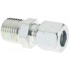 Parker - Metal Flareless Bite Type Tube Fittings Outside Diameter (mm): 8 Fitting Type: Male Connector - All Tool & Supply