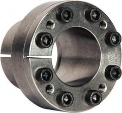 Climax Metal Products - M6 Thread, 1-1/2" Bore Diam, 1.969" OD, Shaft Locking Device - 8 Screws, 10,024 Lb Axial Load, 2.835" OAW, 1.26" Thrust Ring Width, 626 Ft/Lb Max Torque - All Tool & Supply