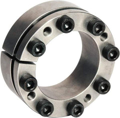 Climax Metal Products - M4 Thread, 16mm Bore Diam, 32mm OD, Shaft Locking Device - 4 Screws, 2,191 Lb Axial Load, 1.26" OAW, 0.551" Thrust Ring Width, 57 Ft/Lb Max Torque - All Tool & Supply