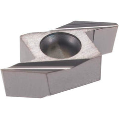 Kyocera - ABS15 Grade PR1225 Carbide Turning Insert - Megacoat Finish, Parallelogram, 5/32" Thick, 0.0508mm Corner Radius - All Tool & Supply