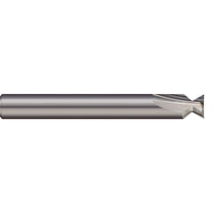 Harvey Tool - 60° 7/16" Cut Diam, 3/16" Cut Width, Solid Carbide Dovetail Cutter - Exact Industrial Supply