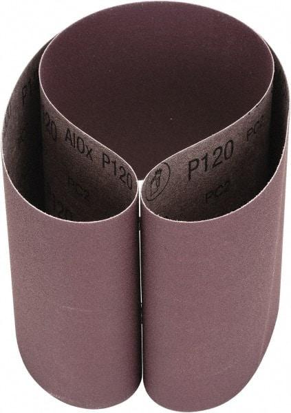 3M - 6" Wide x 48" OAL, 120 Grit, Aluminum Oxide Abrasive Belt - Aluminum Oxide, Coated, Cloth Backing, Series 341D - All Tool & Supply