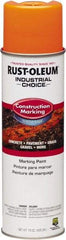 Rust-Oleum - 15 fl oz Orange Marking Paint - Water-Based Formula - All Tool & Supply