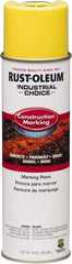 Rust-Oleum - 15 fl oz Yellow Marking Paint - Water-Based Formula - All Tool & Supply