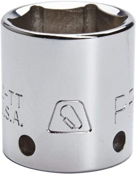 Proto - 5/16", 3/8" Drive, Standard Hand Socket - 12 Points, 1-3/32" OAL, Steel, Chrome Finish - All Tool & Supply