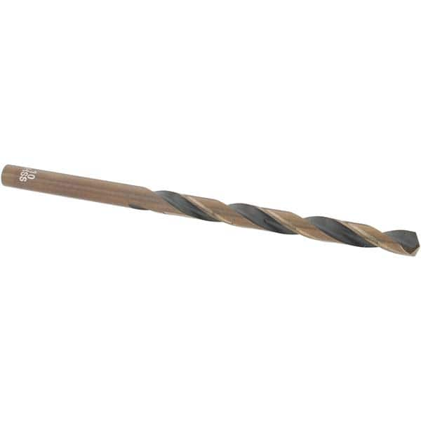 Import - 0.1935" High Speed Steel, 135° Point, Straight Shank Maintenance Drill Bit - All Tool & Supply