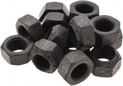 Made in USA - 1/2-13 UNC Grade L9 Hex Lock Nut with Distorted Thread - 3/4" Width Across Flats, Uncoated with Wax Finish - All Tool & Supply