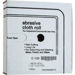 Made in USA - Shop Rolls   Abrasive Material: Silicon Carbide    Roll Width (Inch): 1-1/2 - All Tool & Supply