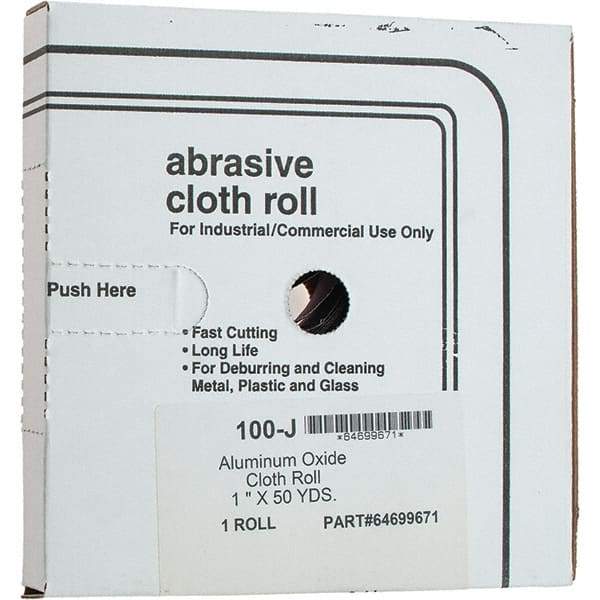 Value Collection - Shop Rolls   Abrasive Material: Aluminum Oxide    Roll Width (Inch): 1 - All Tool & Supply