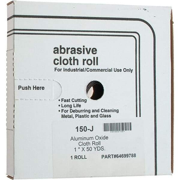 Value Collection - Shop Rolls   Abrasive Material: Aluminum Oxide    Roll Width (Inch): 1 - All Tool & Supply