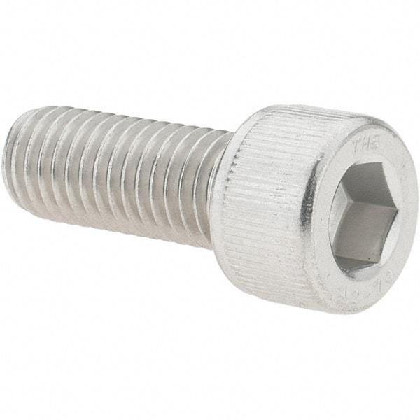 Value Collection - M10x1.50 Metric Coarse Hex Socket Drive, Socket Cap Screw - Grade 18-8 & Austenitic A2 Stainless Steel, Fully Threaded, 25mm Length Under Head - All Tool & Supply