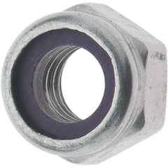 Value Collection - 5/16-18 UNC 18-8 Hex Lock Nut with Nylon Insert - 1/2" Width Across Flats, 23/64" High - All Tool & Supply