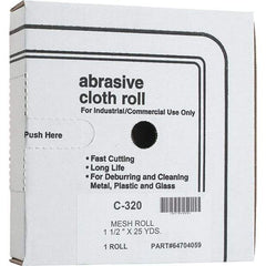 Made in USA - Shop Rolls   Abrasive Material: Silicon Carbide    Roll Width (Inch): 1-1/2 - All Tool & Supply