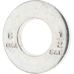 Made in USA - 1/2" Screw, Grade 9 SAE Flat Washer - All Tool & Supply