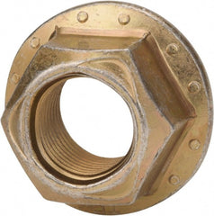 Made in USA - 5/16-18 Grade 8 Steel Hex Flange Lock Nut - All Tool & Supply