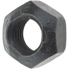 Made in USA - 5/16-24 UNF Grade L9 Hex Lock Nut with Distorted Thread - 1/2" Width Across Flats, 17/64" High, Uncoated with Wax Finish - All Tool & Supply