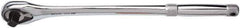 Proto - 1/2" Drive Pear Head Tethered Ratchet - Full Polish Chrome Finish, 15" OAL, 45 Gear Teeth, Long Handle - All Tool & Supply