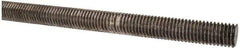 Made in USA - 1/2-13 UNC (Coarse), 3' Long, Stainless Steel Threaded Rod - Right Hand Thread - All Tool & Supply