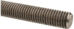 Made in USA - 5/8-11 UNC (Coarse), 3' Long, Stainless Steel Threaded Rod - Right Hand Thread - All Tool & Supply