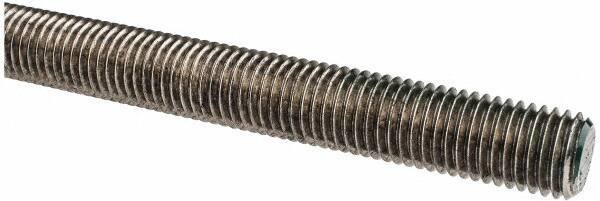 Made in USA - 3/4-10 UNC (Coarse), 3' Long, Stainless Steel Threaded Rod - Right Hand Thread - All Tool & Supply