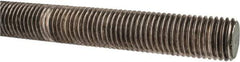 Made in USA - 7/8-9 UNC (Coarse), 3' Long, Stainless Steel Threaded Rod - Right Hand Thread - All Tool & Supply