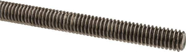 Made in USA - 5/16-18 UNC (Coarse), 6' Long, Stainless Steel Threaded Rod - Right Hand Thread - All Tool & Supply