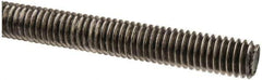 Made in USA - 3/8-16 UNC (Coarse), 6' Long, Stainless Steel Threaded Rod - Right Hand Thread - All Tool & Supply