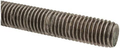 Made in USA - 5/8-11 UNC (Coarse), 6' Long, Stainless Steel Threaded Rod - Right Hand Thread - All Tool & Supply