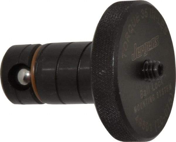 Jergens - 20mm Diam Ball Lock Modular Fixturing Shank - 1.53" Shank Length, 1-3/4" Head Diam, Compatible with 3/4" Thick Plate, 3,000 Lb Max Holding Force, 1/8 Key Size, Steel - All Tool & Supply