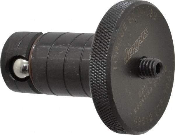 Jergens - 25mm Diam Ball Lock Modular Fixturing Shank - 1.95" Shank Length, 2" Head Diam, Compatible with 1" Thick Plate, 7,000 Lb Max Holding Force, 5/32 Key Size, Steel - All Tool & Supply