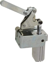 De-Sta-Co - 700 Lb Inner Hold Capacity, Vert Mount, Air Power Hold-Down Toggle Clamp - 1/8 NPT Port, 145 Max psi, 88° Bar Opening, 99.31mm Height Under Bar - All Tool & Supply