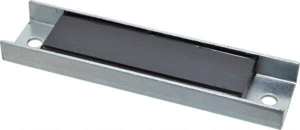 Eclipse - 49 Max Pull Force Lb, 5-1/2" Long x 1-3/8" Wide x 9/16" Thick, Rectangular Channel, Ceramic Fixture Magnet - 212°F Max Operating Temp, 0.01" Mounting Hole Diam, Stainless Steel Housing - All Tool & Supply