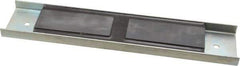 Eclipse - 60 Max Pull Force Lb, 12" Long x 2-1/2" Wide x 5/8" Thick, Rectangular Channel, Ceramic Fixture Magnet - 212°F Max Operating Temp, 0.01" Mounting Hole Diam, Stainless Steel Housing - All Tool & Supply