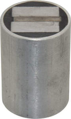 Mag-Mate - 5/16-18 Thread, 1-1/2" Diam, 2-1/16" High, 102 Lb Average Pull Force, Neodymium Rare Earth Pot Magnet - 5/16" Tapped Hole Depth, Aluminum Insulated - All Tool & Supply