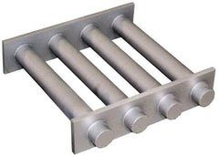 Mag-Mate - 10 Inch Long Square Grate Separator - Ceramic Magnet, 5 Tubes - All Tool & Supply
