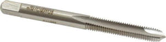 Heli-Coil - #8-32 UNC, H2, 2 Flutes, Plug Chamfer, Bright Finish, High Speed Steel Spiral Point STI Tap - 2-3/8" OAL, 0.22" Shank Diam, 15/16" Thread Length, 9/32" Square Length, 0.165" Square Size, 3B Class of Fit - Exact Industrial Supply