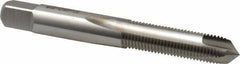 Heli-Coil - 5/16-24 UNF, H2, 3 Flutes, Plug Chamfer, Bright Finish, High Speed Steel Spiral Point STI Tap - 2-15/16" OAL, 0.381" Shank Diam, 1-1/4" Thread Length, 7/16" Square Length, 0.286" Square Size, 3B Class of Fit - Exact Industrial Supply