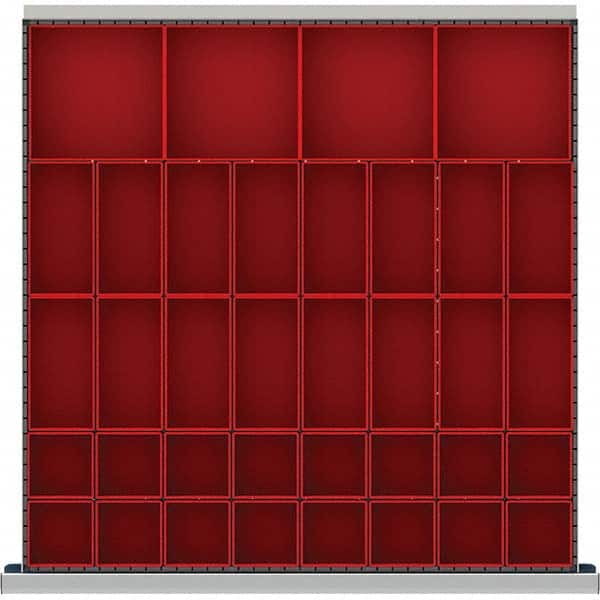 LISTA - 36-Compartment Drawer Divider Layout for 2.17" High Drawers - All Tool & Supply