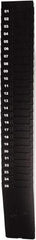 Lathem Time - 33-1/2" High x 4-1/2" Wide 25 Pocket Adjustable Time Card Rack - Black, Use with Time Cards - All Tool & Supply