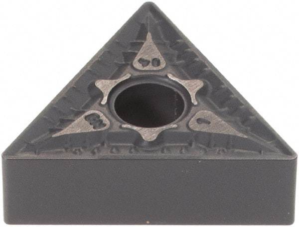 Iscar - TNMG331 GN Grade IC428 Carbide Turning Insert - TiC/Al2O3 Finish, 60° Triangle, 3/8" Inscr Circle, 3/16" Thick, 1/64" Corner Radius - All Tool & Supply