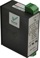 Sola/Hevi-Duty - 30 Watt, 1 Amp, 264 VAC, 375 VDC Input, +15/ to 15 VDC Output, Chassis, DIN Rail Power Supply - Exact Industrial Supply