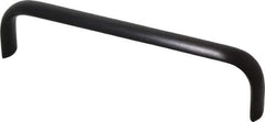 Electro Hardware - 6" Center to Center, Brush Black Anodized Aluminum Pull Handle - 1.5" High - All Tool & Supply