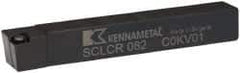 Kennametal - SCLC, Right Hand Cut, 5° Lead Angle, 1/2" Shank Height x 1/2" Shank Width, Neutral Rake Indexable Turning Toolholder - 3-1/2" OAL, CC..21.5. Insert Compatibility, Series Screw-On - All Tool & Supply