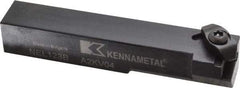 Kennametal - External Thread, Left Hand Cut, 19.05mm Shank Width x 19.05mm Shank Height Indexable Threading Toolholder - 114.3mm OAL, N.3R Insert Compatibility, NE Toolholder, Series Top Notch - All Tool & Supply