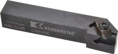 Kennametal - External Thread, Left Hand Cut, 19.05mm Shank Width x 19.05mm Shank Height Indexable Threading Toolholder - 114.3mm OAL, N.3L Insert Compatibility, NS Toolholder, Series Top Notch - All Tool & Supply